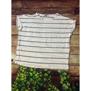 Green Envelope Top Size L Black White Stripes